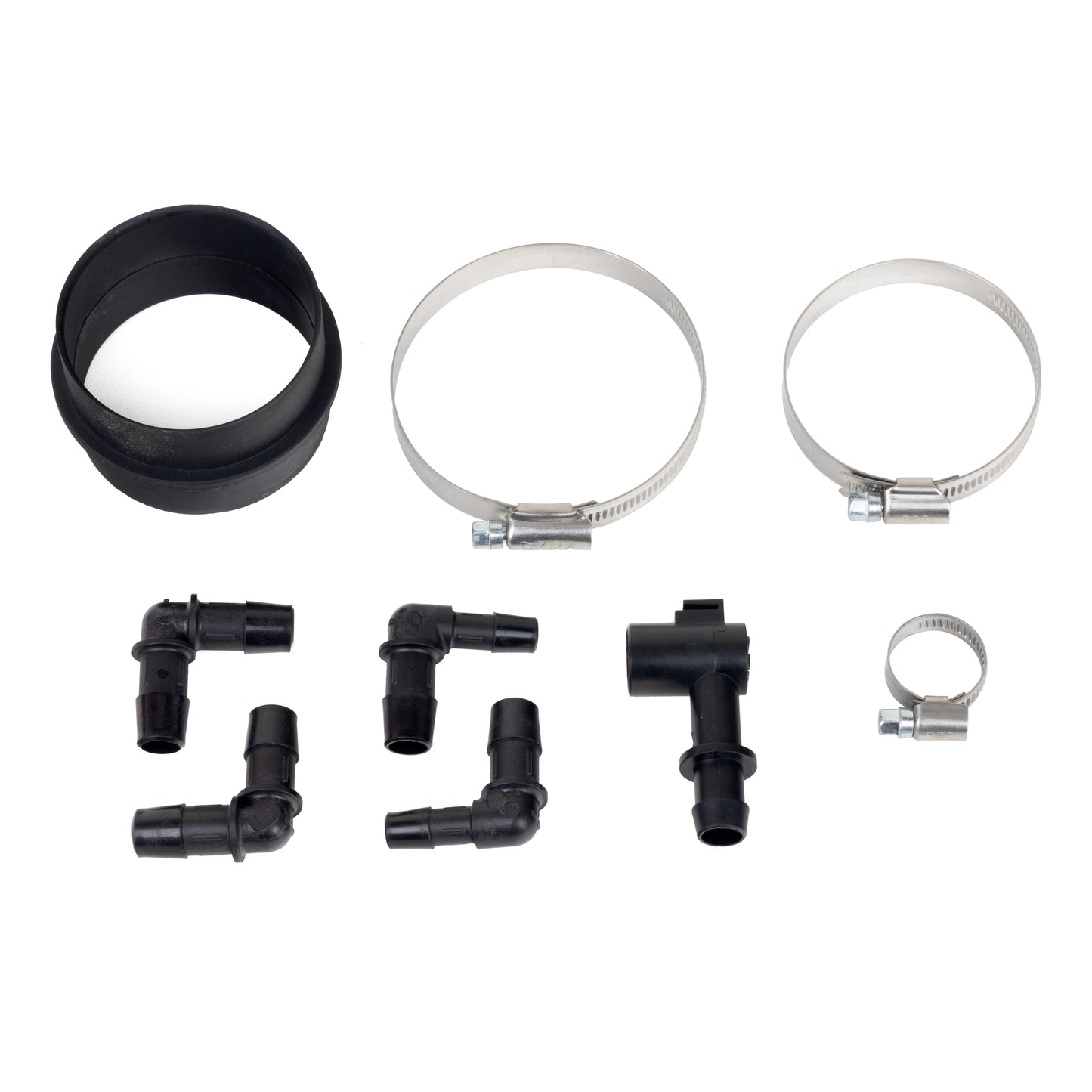 Overtake Silicone Turbo Inlet Hose - Subaru 2004-21 STi, 2002-07 WRX - Black