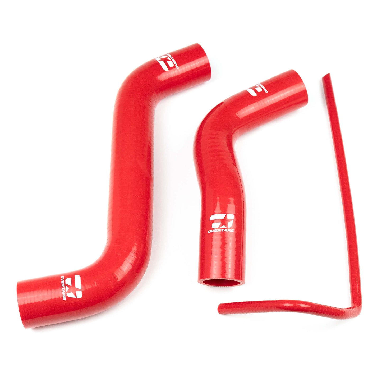 Overtake Radiator Hose Kit RED - Subaru 22+ WRX