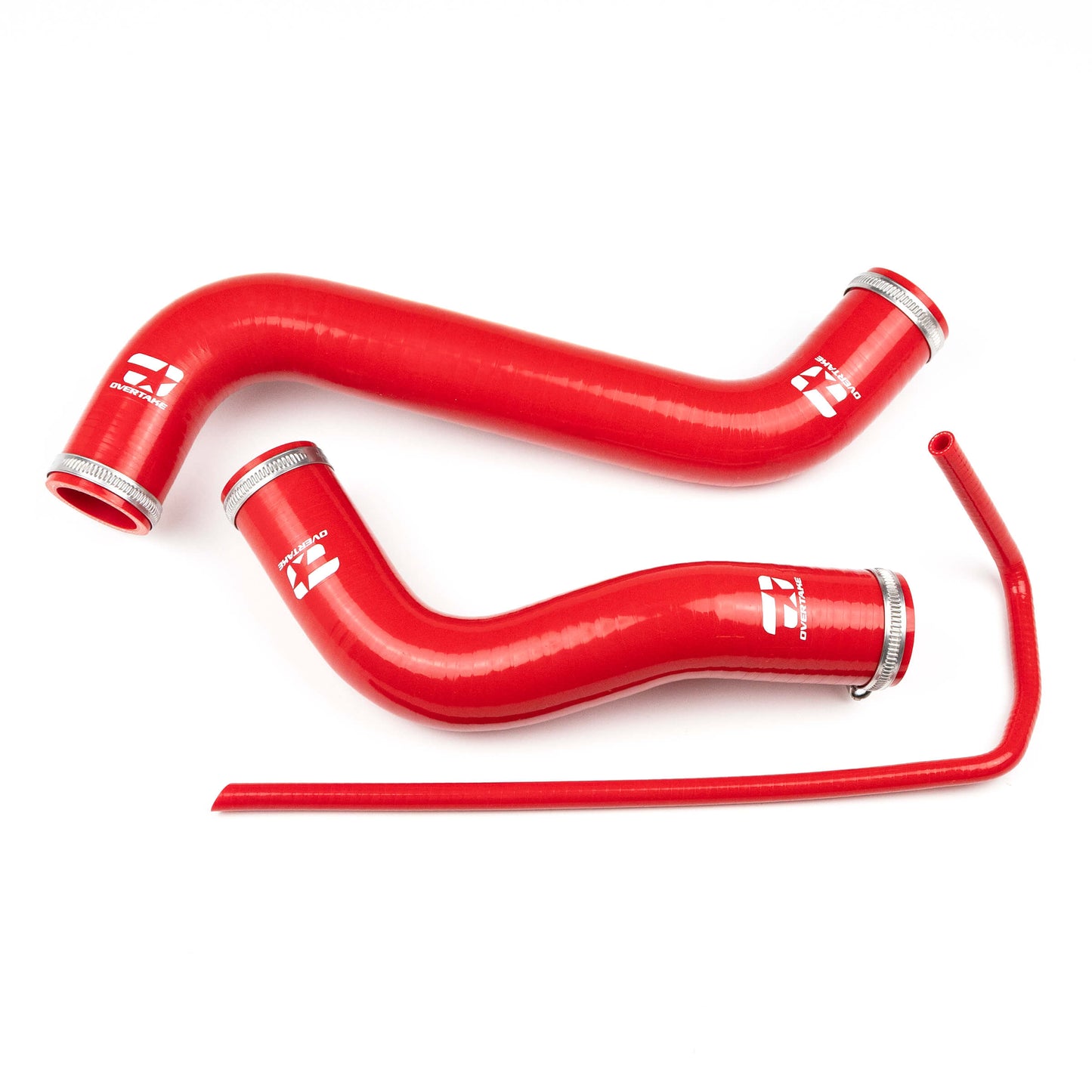 Overtake Radiator Hose Kit RED - Subaru 22+ WRX