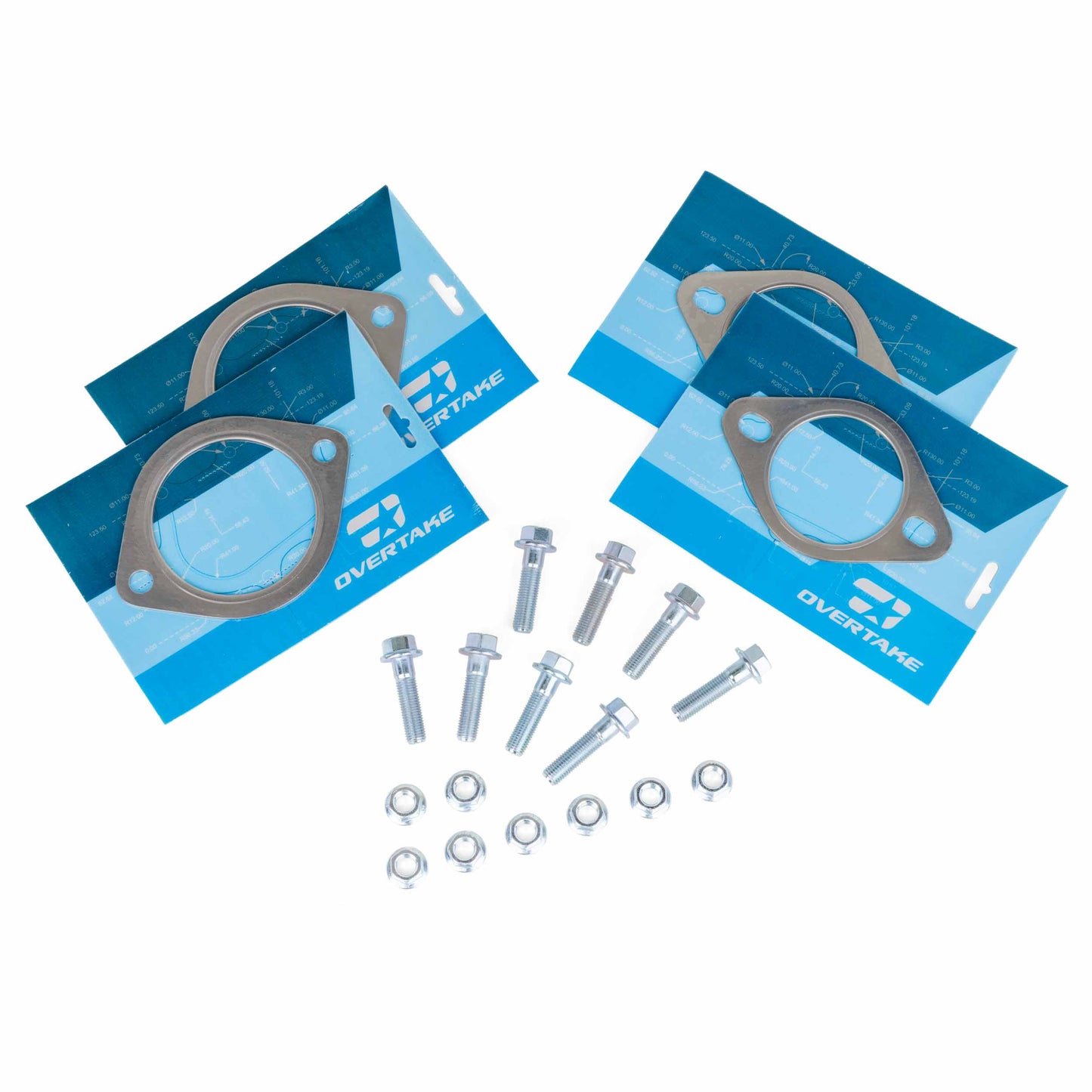 Overtake Catback Hardware Refresh Kit - 2008-25 Subaru WRX/STI Sedan
