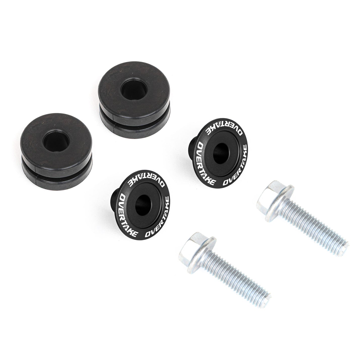 Overtake Top Mount Intercooler Isolator Bushings - Black