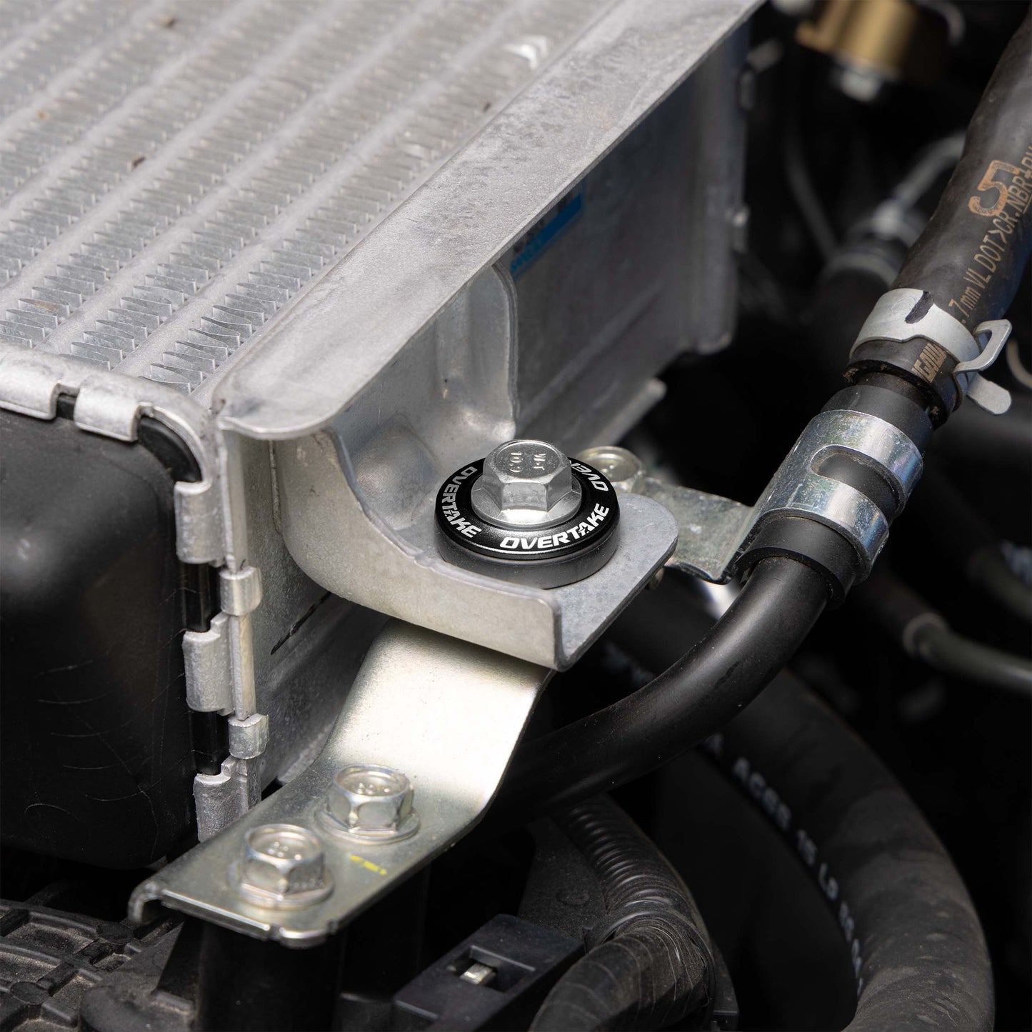 Overtake Top Mount Intercooler Isolator Bushings - Black