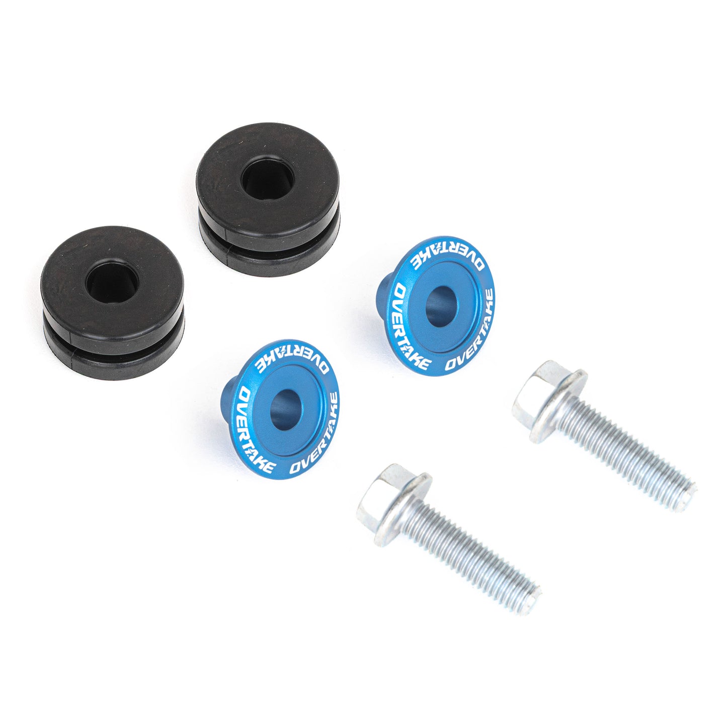 Overtake Top Mount Intercooler Isolator Bushings - Blue