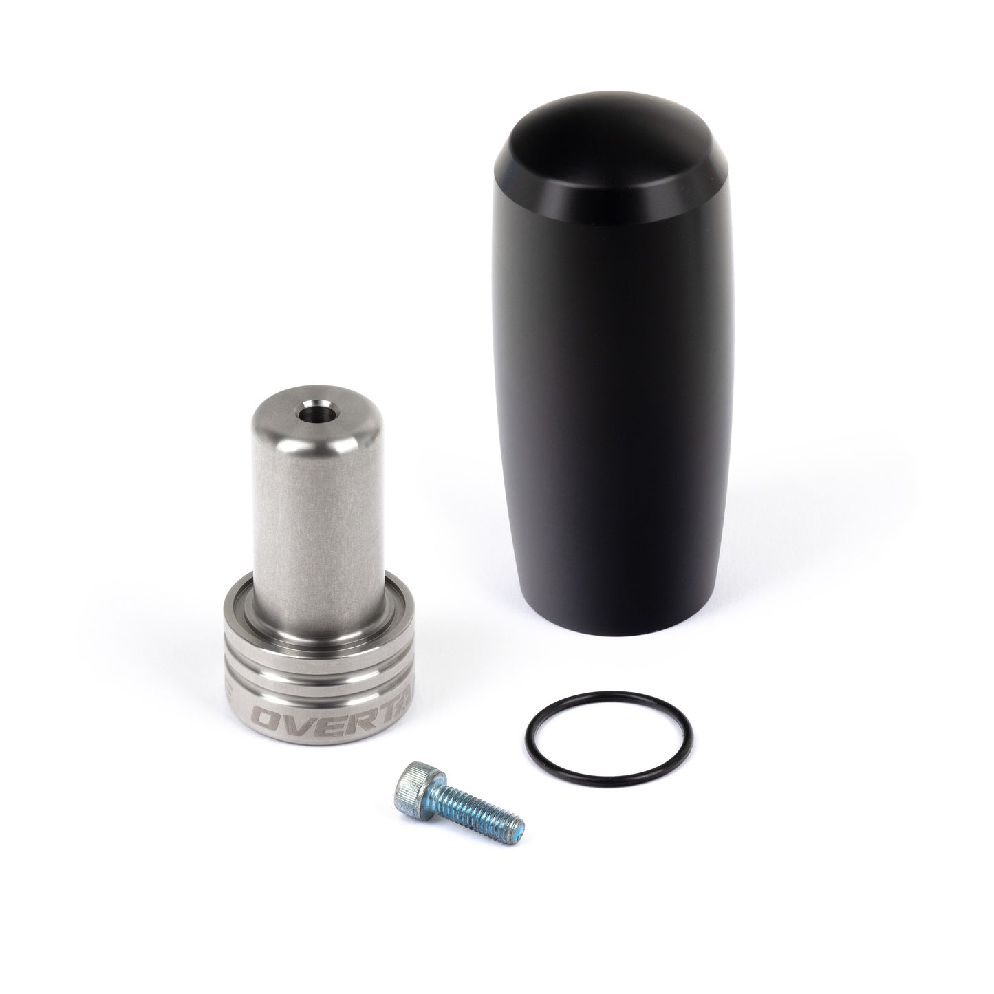 Overtake ModKnob Weighted Delrin Shift Knob - Tall Black - MT Subaru