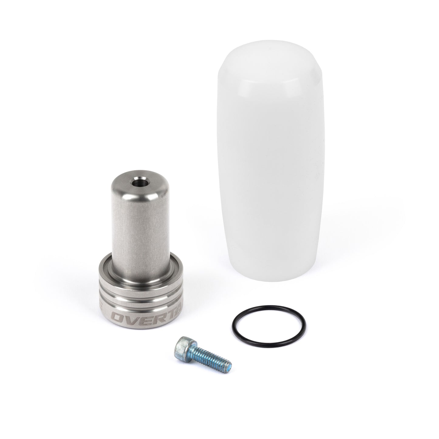 Overtake ModKnob Weighted Delrin Shift Knob - Tall White - MT Subaru