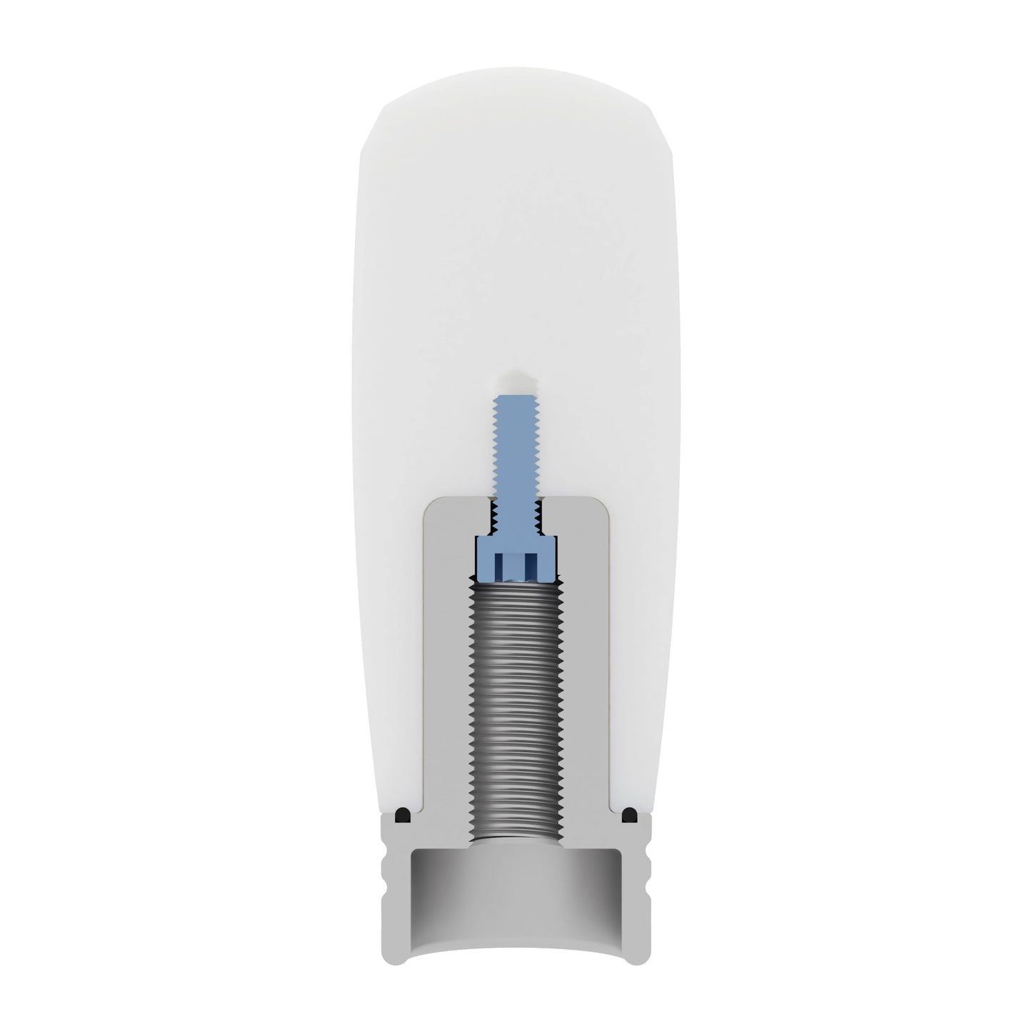 Overtake ModKnob Weighted Delrin Shift Knob - Tall White - MT Subaru