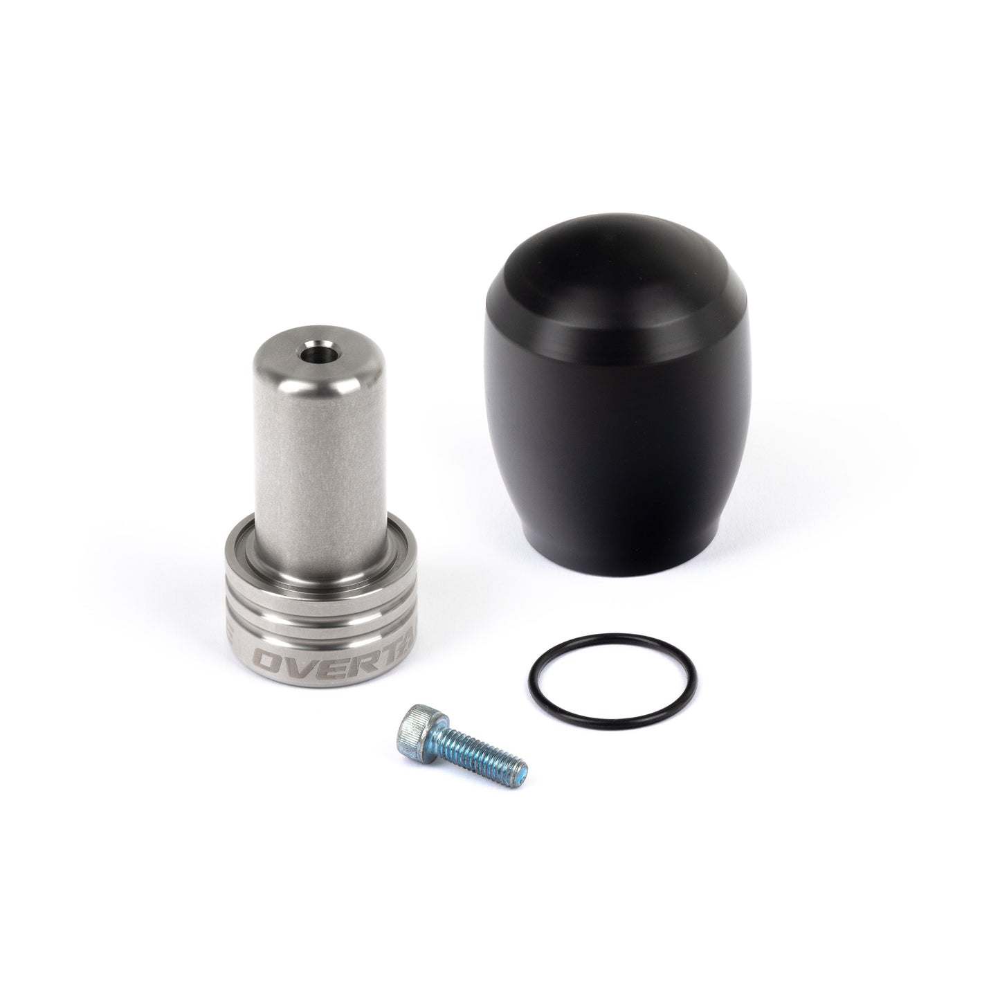 Overtake ModKnob Weighted Delrin Shift Knob - Short Black - MT Subaru