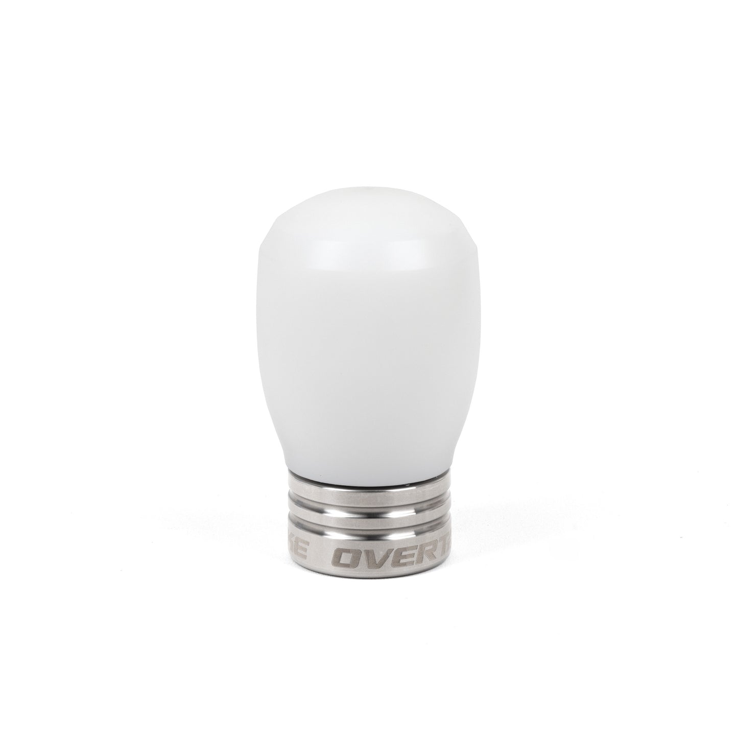 Overtake ModKnob Weighted Delrin Shift Knob - Short White - MT Subaru