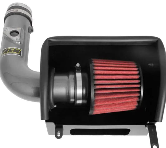AEM Intakes Cold Air Intake System for Toyota GT-86, Subaru BRZ, Scion FRS 2013-2021, Gunmetal Gray