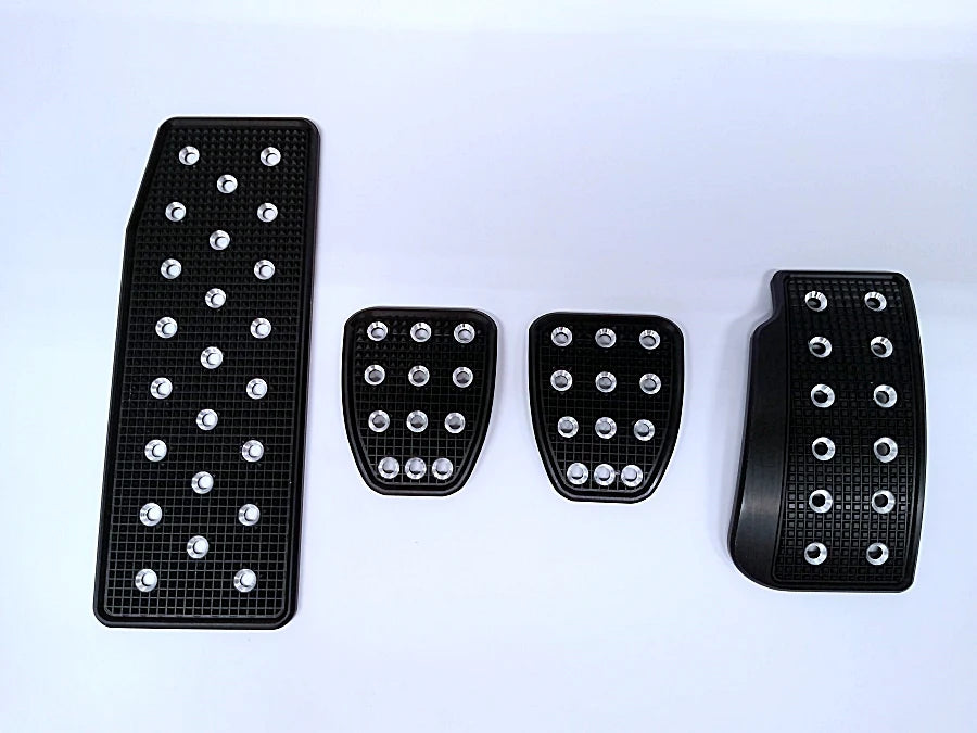 Subaru Impreza, WRX and STi 93-07 Racing Pedals - SATIN SILVER GRID