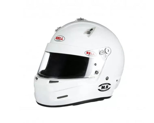 Bell Racing M8 SA2020 Helmet - White
