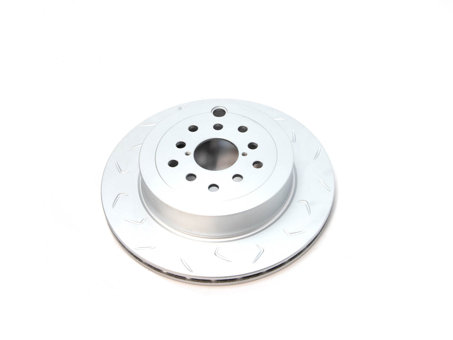 FactionFab Slotted Rear Rotor V2 Dual Drilled 5x100/114 Subaru STI 2004-2007