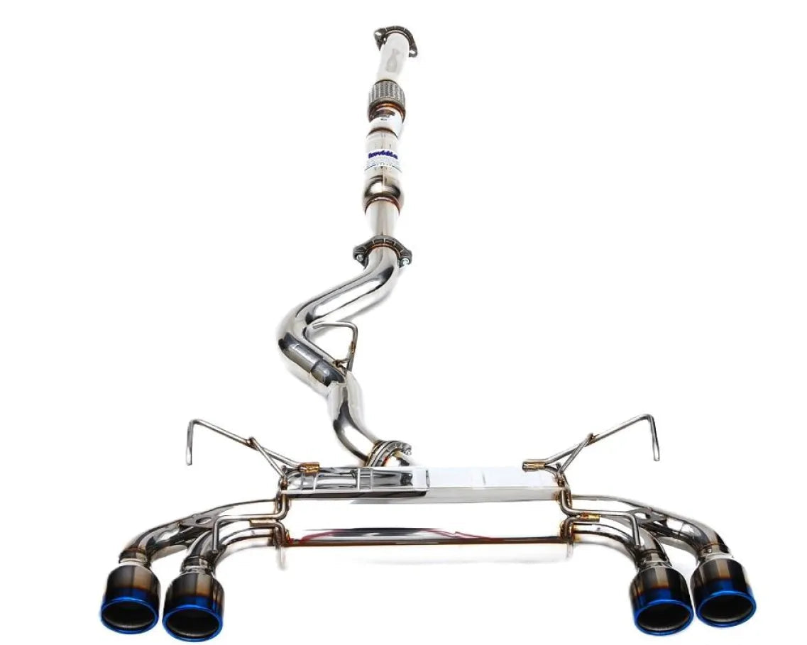Invidia Q300 Catback Exhaust w/ Rolled Titanium Tips Subaru WRX | STI 2008-2014