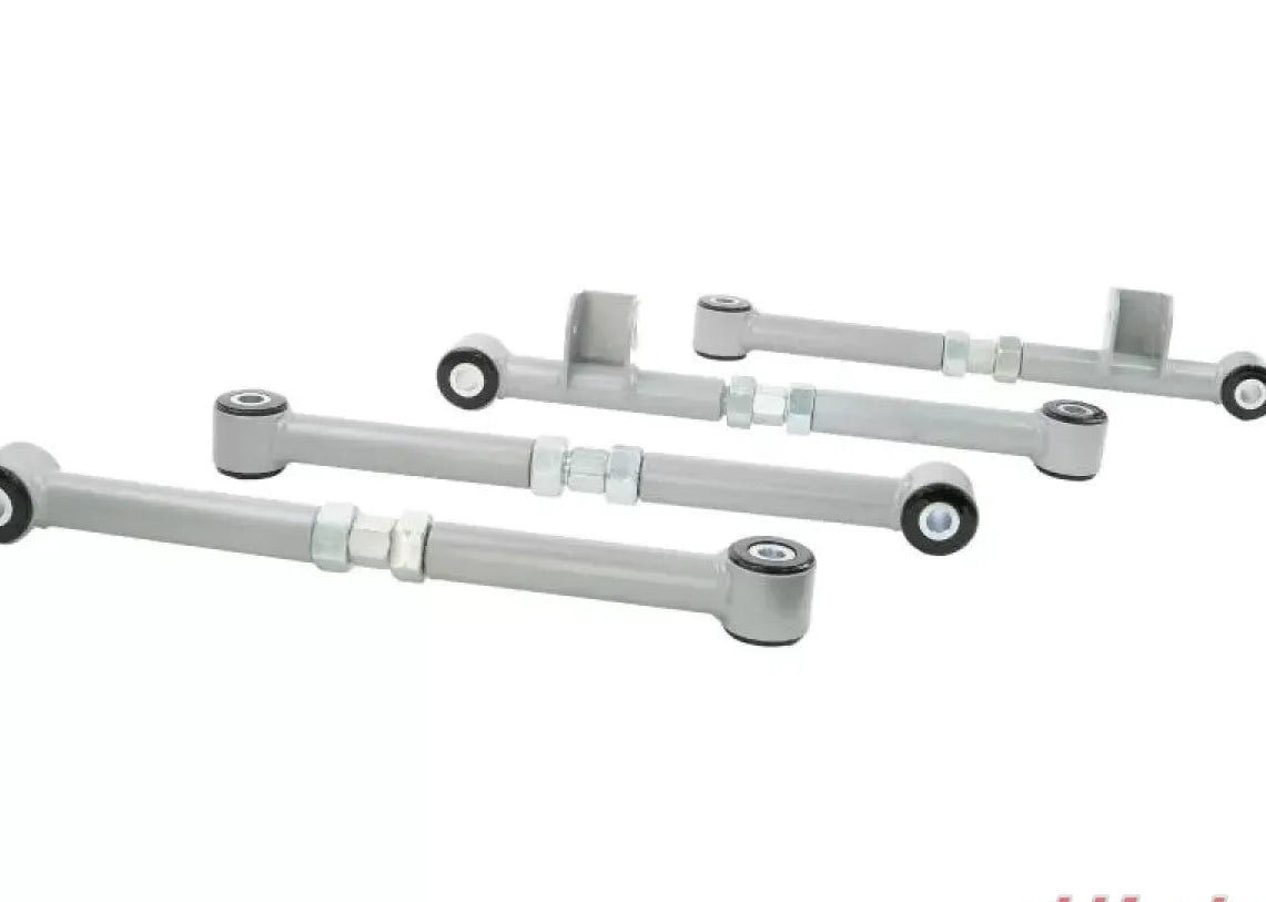 Whiteline REAR CONTROL ARM - COMPLETE LOWER FRONT & REAR ARM ASSEMBLY (CAMBER/TOE CORRECT) Subaru Rear SEDAN