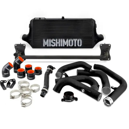 Mishimoto Front Mount Intercooler Kit w/ Black Core MWBK Pipes Subaru WRX 2022-2024