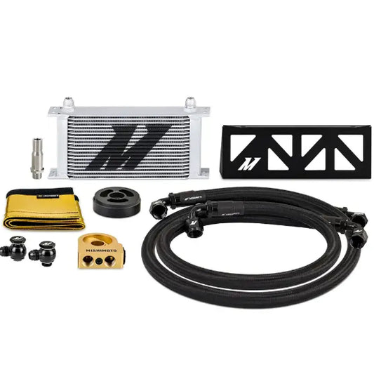 Mishimoto Oil Cooler Kit Toyota GR86 | Subaru BRZ 2022-2024 - Silver Thermostatic