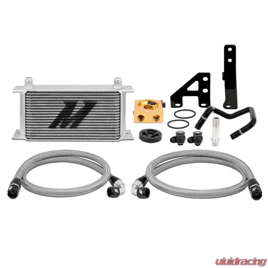Mishimoto Oil Cooler Kit Silver Subaru WRX 2015-2021 - Thermostatic Silver