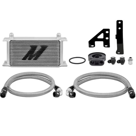Mishimoto Oil Cooler Kit Silver Subaru WRX 2015-2021 - Non-Thermostatic Silver