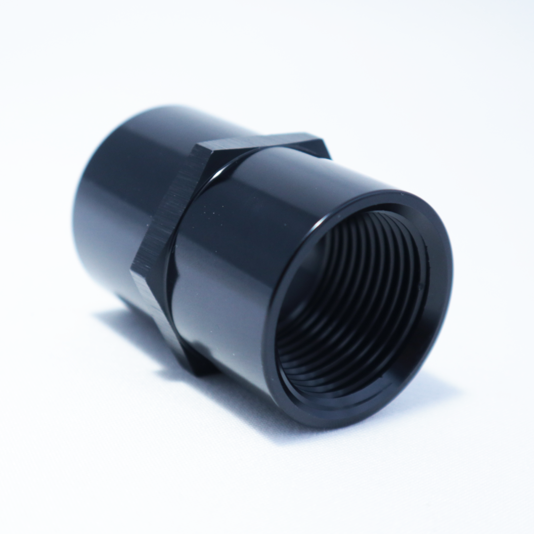 FLF NPT Female Coupler - Straight - 3/8'' NPT