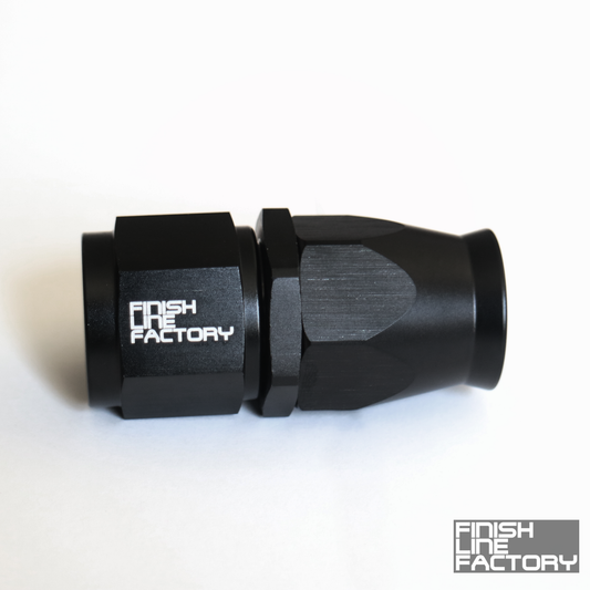 FLF Swivel Hose End (Braided PTFE) - Straight AN - 08 AN