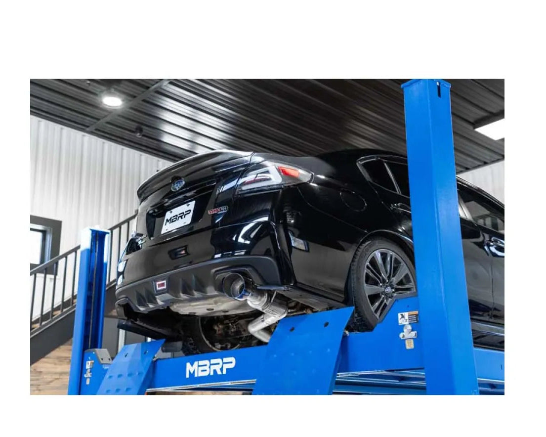 MBRP Cat-Back Exhaust System 3" Single Rear Exit T304 Stainless Steel for Subaru 2011-2021
