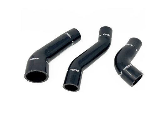 Torque Solution Silicone Boost Hose Kit (Black): Hyundai Veloster 1.6 Turbo 2013-2017