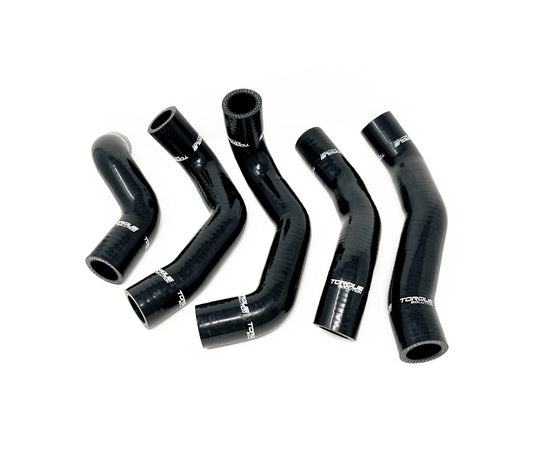 Torque Solution Silicone Radiator Hose Kit (Black): Hyundai Veloster 1.6 Turbo 2013-2017