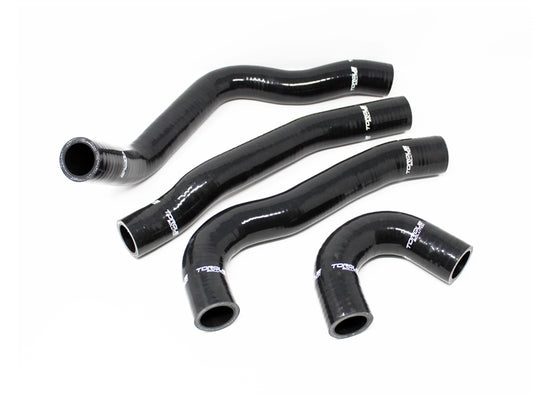 Torque Solution Silicone Radiator Hose Kit (Black): Mitsubishi Evolution X 2008-2015