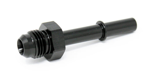 Torque Solution Push-On EFI Adapter Fitting: 3/8" SAE to -6AN Male Flare