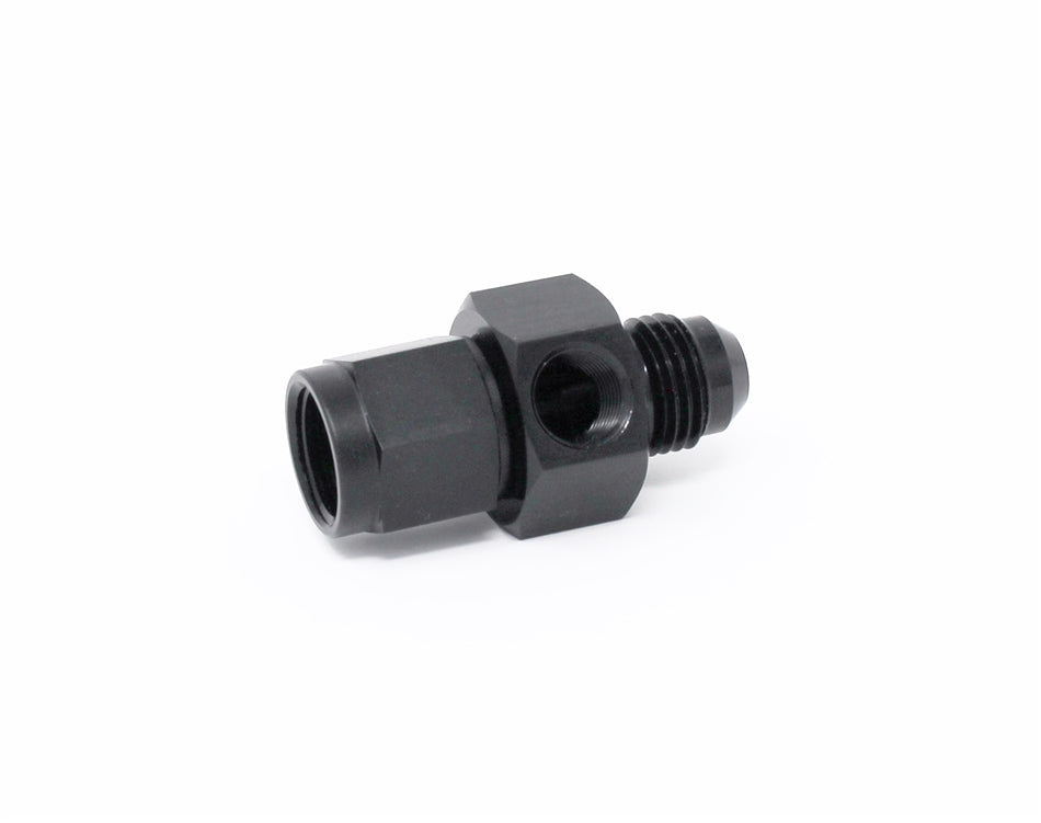 Torque Solution Union Fitting: -6AN Female to Male w/ 1/8 NPT Port