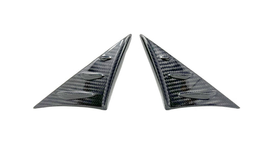 Torque Solution Anti-Buffeting Wind Deflectors: Toyota GR Supra MKV A90 / A91