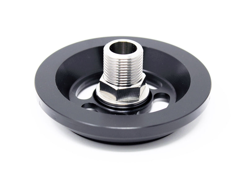Torque Solution WIX Oil Filter Adapter: Nissan R35 GT-R VR38 w/ WIX 51060R