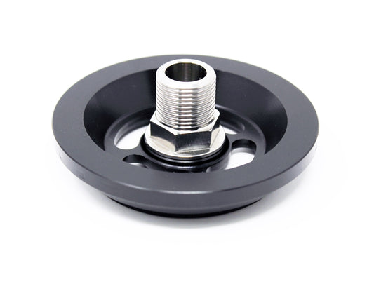 Torque Solution WIX Oil Filter Adapter: Nissan R35 GT-R VR38 w/ WIX 57202XP