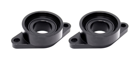 Torque Solution Billet Stock to HKS Blowoff Valve Adapter (Black): Nissan GTR R35 ALL