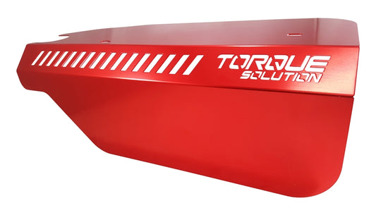 Torque Solution Engine Pulley Cover (Red): Subaru WRX 2015+