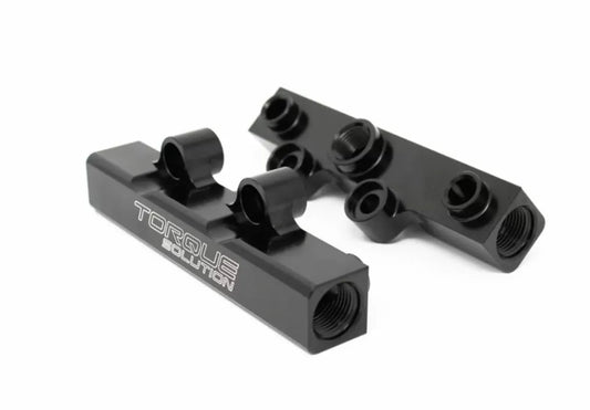 orque Solution V2 Billet Aluminum Top Feed Fuel Rails Black Subaru WRX | STI | Legacy GT | Forester XT