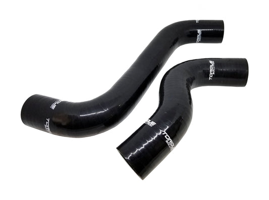 Torque Solution Silicone Radiator Hose Kit (Black): Subaru WRX 15-21 / Forester XT 14-18