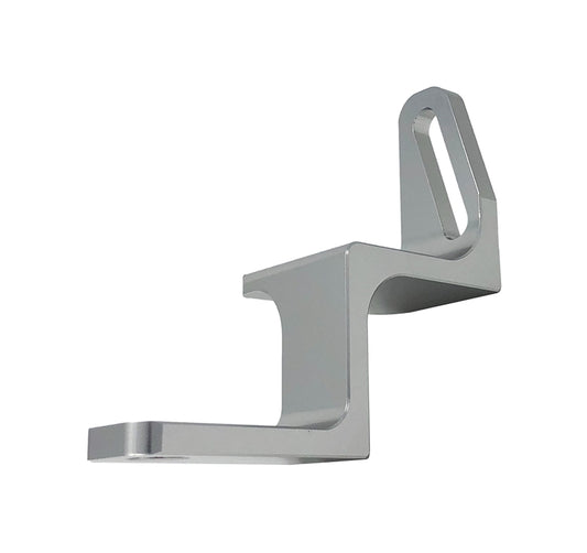 Torque Solution Reversed Intake Manifold Alternator Relocation Bracket (Silver): Subaru WRX 02-14, STI 04-18, FXT, LGT,  EJ20, EJ25