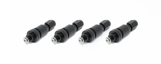 Torque Solution Billet TPMS Valve Stem Kit (Black): Subaru / Ford