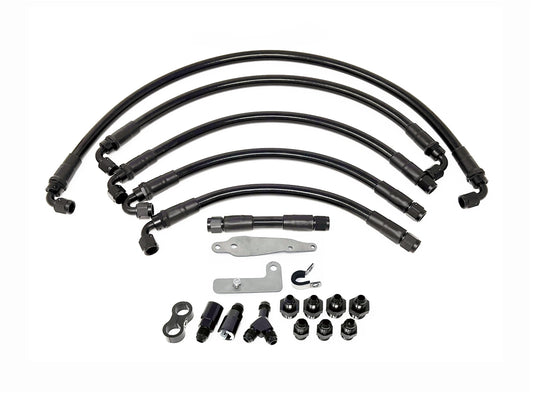 Torque Solution PTFE Fuel Line Kit: Subaru WRX STI 08-21 / WRX 08-14