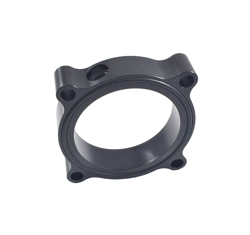 Torque Solution Throttle Body Spacer (Black): Volkswagen / Audi 2.0T FSI TSI