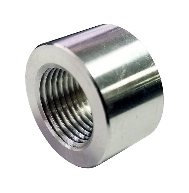 Torque Solution Weld Bung: Female 1/8" -27NPT (3/4" O.D) Aluminum