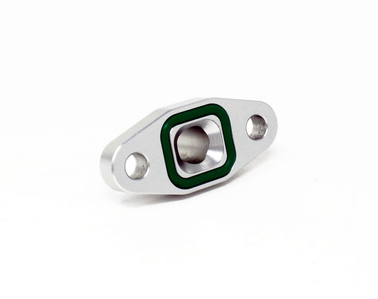 Torque Solution Port Matched Oil Drain Flange: 10AN for T3 T4 T6 Small / Mid Frame Turbos