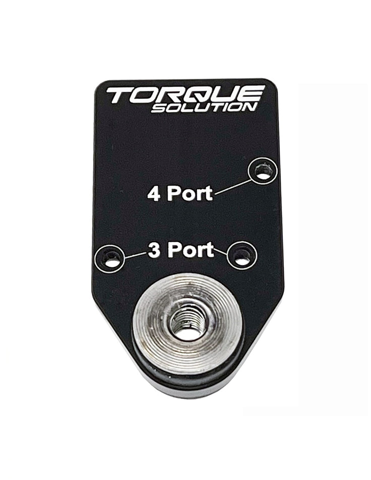 Torque Solution Billet MAC Valve Mount Bracket: Fits 3 or 4 Port MAC Solenoid Valves