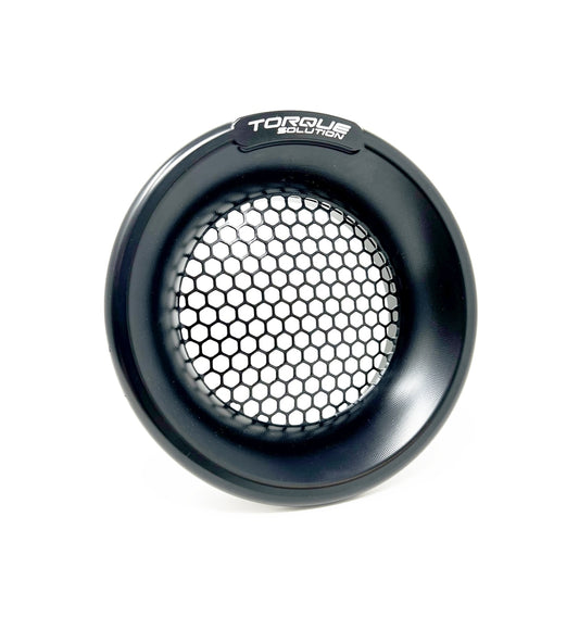 Torque Solution Turbo Velocity Stack Shield (Black): For 4" Inlet