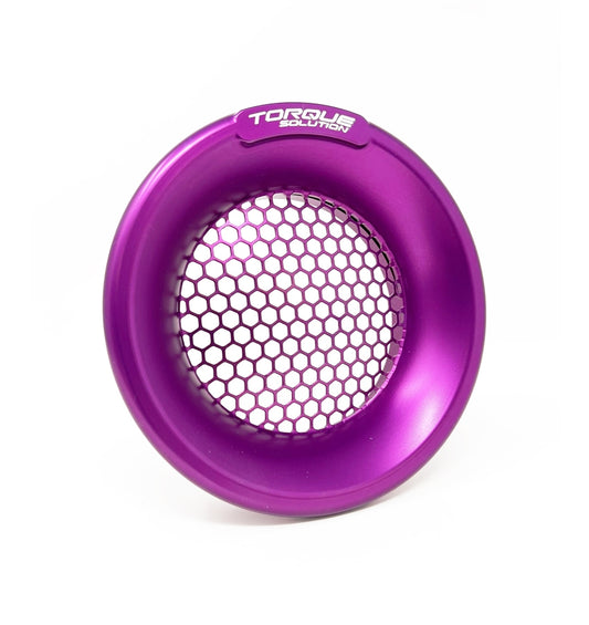 Torque Solution Turbo Velocity Stack Shield (Purple): For 4" Inlet