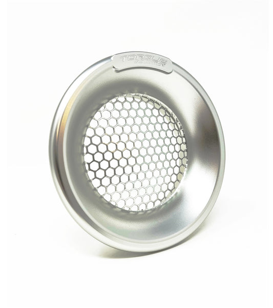 Torque Solution Turbo Velocity Stack Shield (Silver): For 4" Inlet