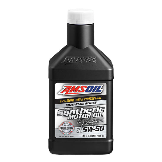 AMSOIL Signature Series 5W-50 100% Synthetic Motor Oil (1QT)