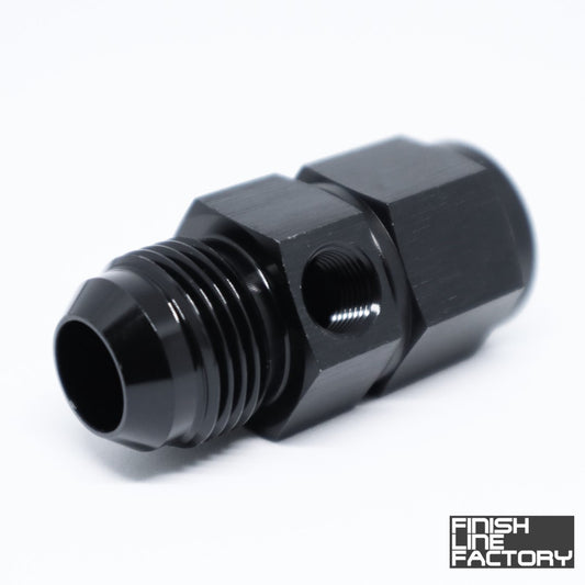 FLF AN Female to AN Male with 1/8" NPT Port Adapter - 10 AN