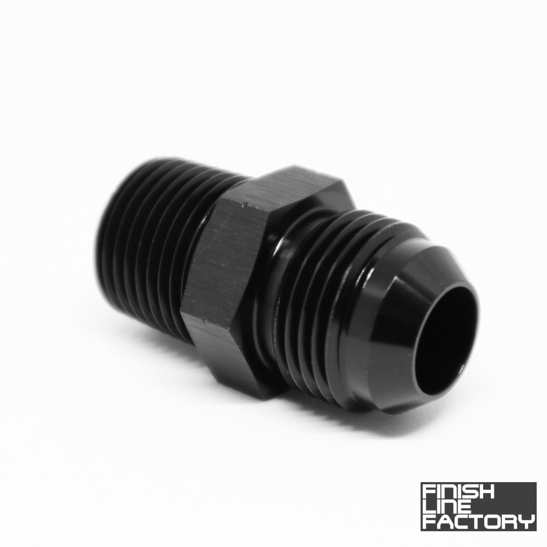FLF BSPT to AN Adapter - Straight - 10 AN - 3/4x14 BSPT